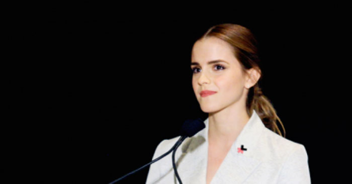 Emma Watson在聯合國會議上發表講話，稱“男女平等”讓男性受惠 4